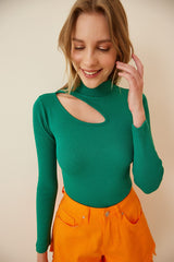 Cut out green top