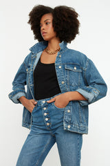 blue denim jacket