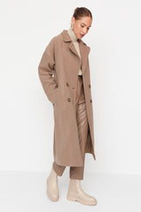 oversized camel coat