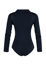 navy long sleeve bodysuit