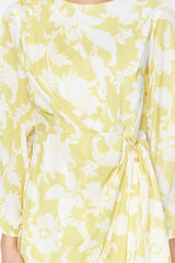 floral yellow dress