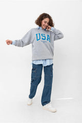 Grey USA sweatshirt