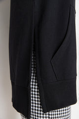 Black oversized sweatshirt