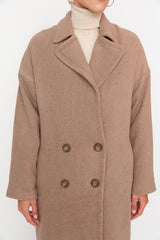 oversized camel coat