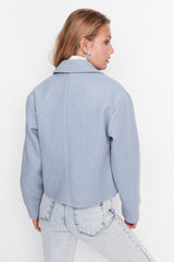 light blue jacket