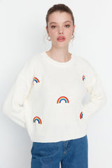 rainbow sweater top