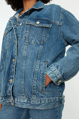 blue denim jacket