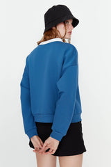 Boston blue sweatshirt