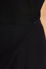 Black v neck jumpsuit