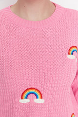 rainbow sweater top