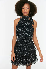Dotted mini dress