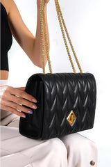 Black shoulder bag