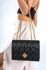 Black shoulder bag