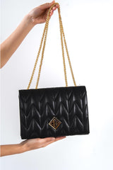 Black shoulder bag