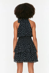 Dotted mini dress