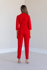 Red Classic jumpsuit