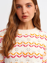 Colorful Knitwear Sweater