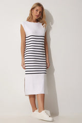 Striped maxi dress