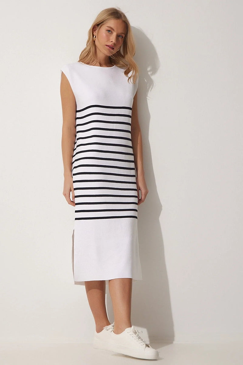 Striped maxi dress