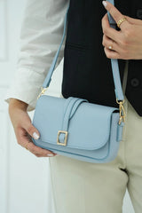 Baby blue shoulder bag