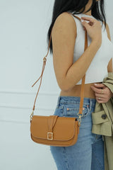 Camel shoulder bag