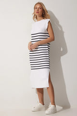 Striped maxi dress