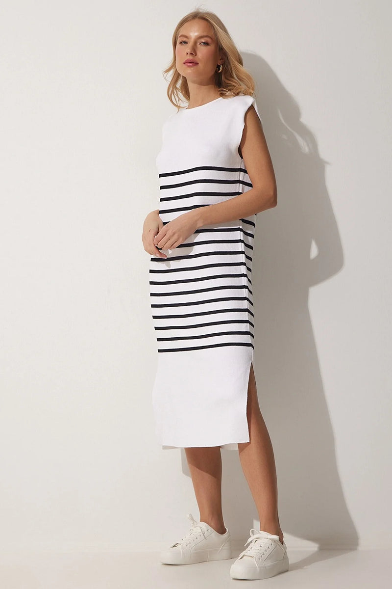Striped maxi dress