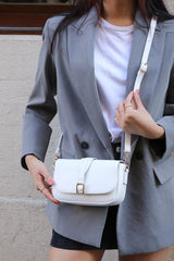 white shoulder bag