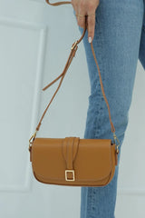 Camel shoulder bag