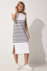 Striped maxi dress