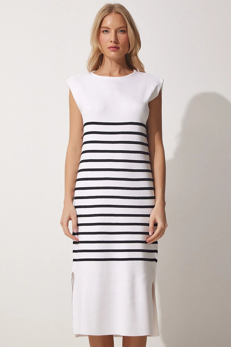 Striped maxi dress