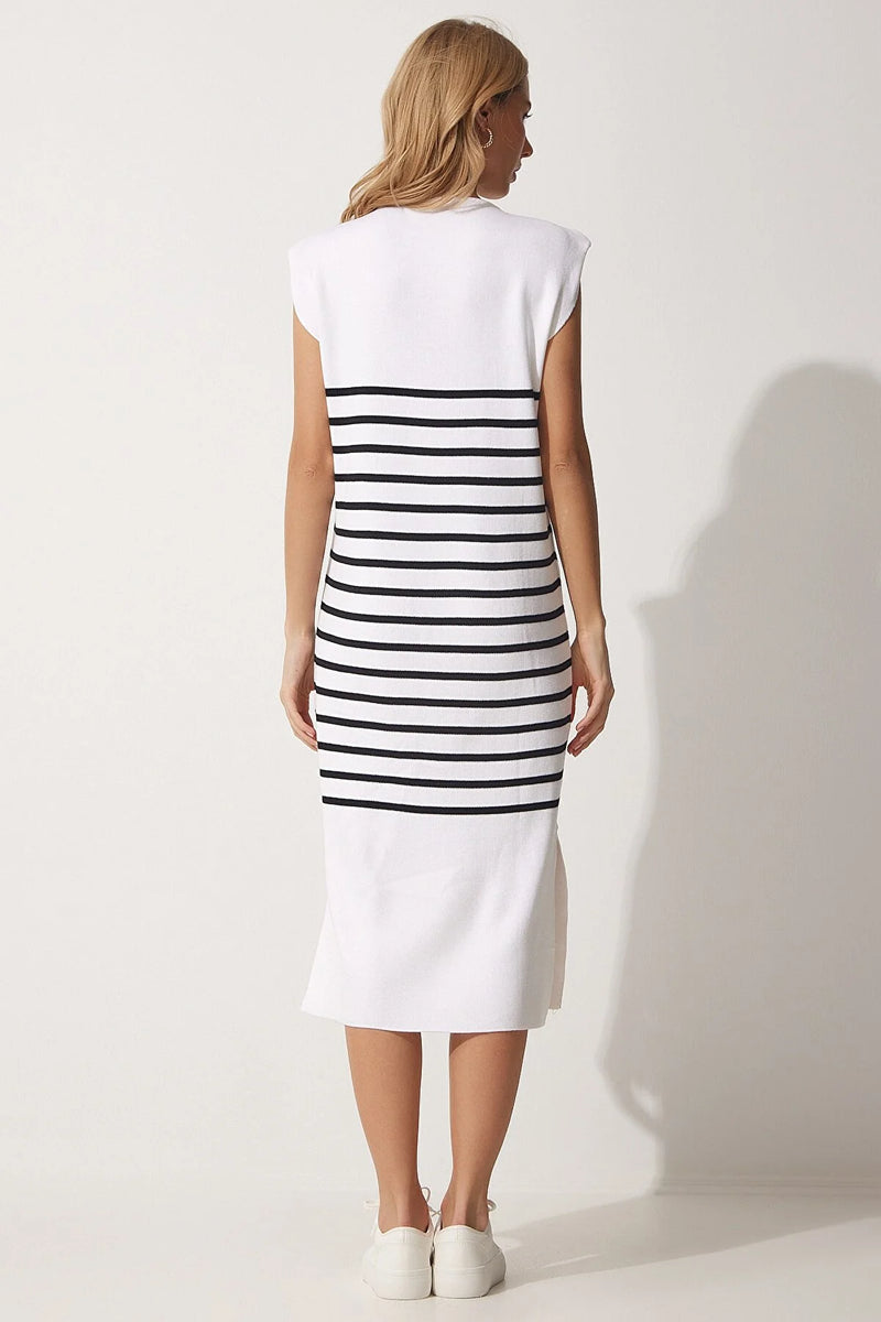 Striped maxi dress