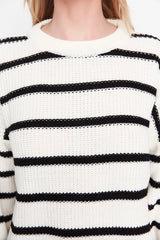 striped sweater top