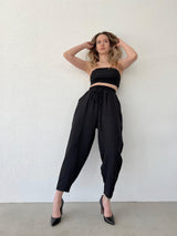 Black Summer Trousers