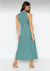 Mint green maxi dress