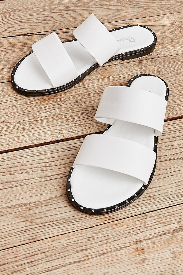 White slippers