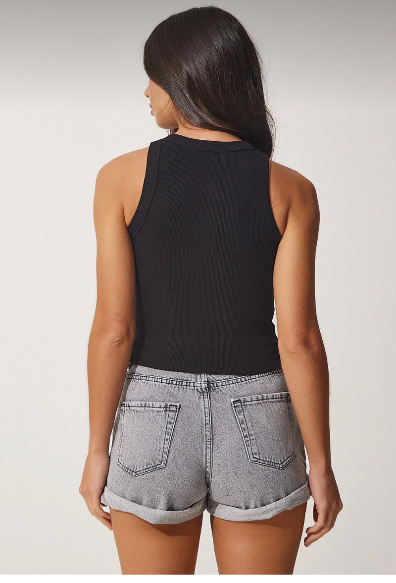 Love black tank top