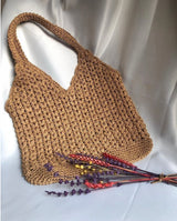 Straw shoulder bag