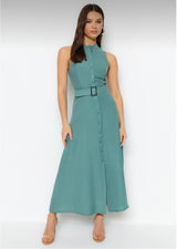 Mint green maxi dress