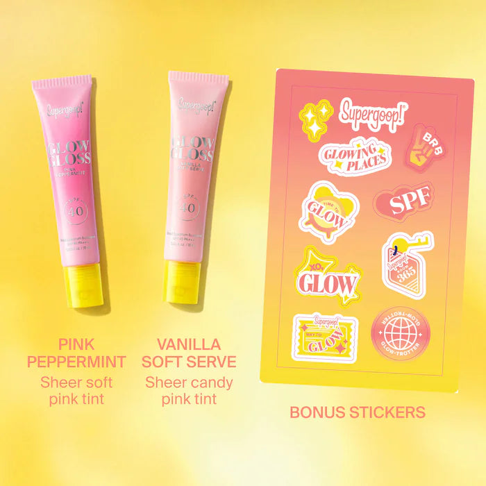 Lip Service Glossy Balm SPF 40 Duo