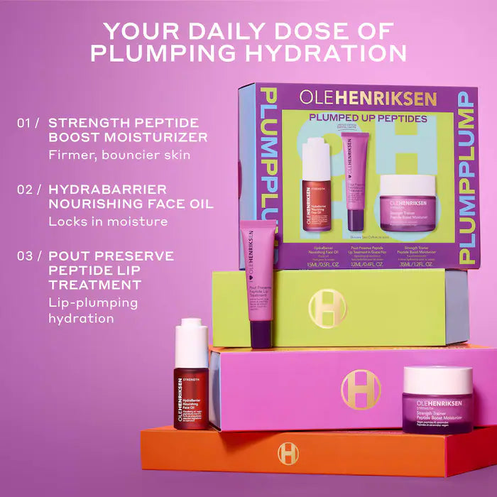 Plumped Up Peptides Skincare Set