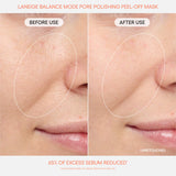 Balance Mode Pore Polishing Peel-Off Face Mask with Salicylic Acid to Control Shine & Smooth Texture