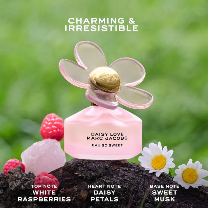 Daisy Raspberry Daisy Love Eau So Sweet Eau de Toilette with Raspberry & Musk – Solistta