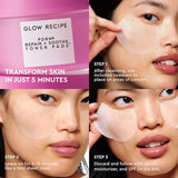 PDRN Repair + Soothe Korean Prickly Pear Toner Pads for Skin Barrier Repair