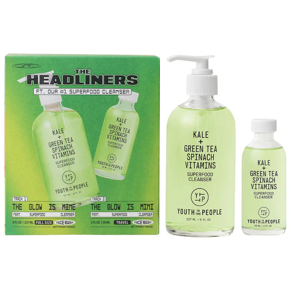 The Headliners Superfood Antioxidant Cleanser Skincare Set