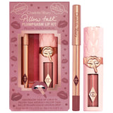 Mini Pillow Talk Plumpgasm Lip Liner and Lip Gloss Set - berry pink