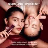 Sparkling Shimmer Lip Glowy Balm Duo Gift Set