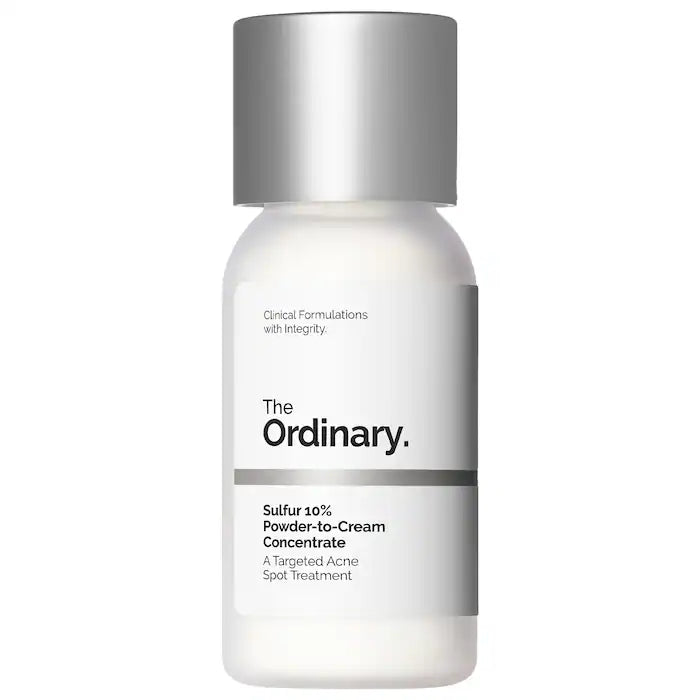 Sulfur 10% Powder-to-Cream Concentrate Acne Spot Treatment
