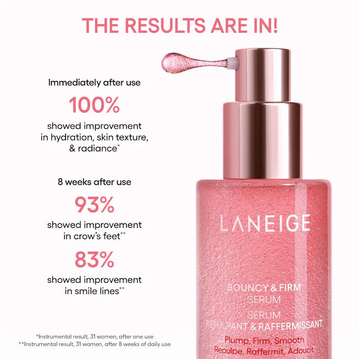 Bouncy & Firm Radiance Boosting Serum with Peony & Collagen Complex™
