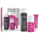 Plump + Glow Skincare Trio with 2% BHA & Peptides for Smoother, Firmer Skin